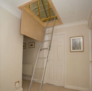 2 Section - Aluminium Loft Ladder
